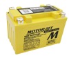 MotoBatt MBTX9U Quadflex AGM Battery Sealed Factory Activated - Maintenance-free AGM battery, universal fit