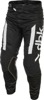 Fly Racing Kinetic Mesh DBK Pants Black/White Size 34 - Breathable MX pants with BOA fit system