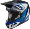 Formula Carbon Helmet Blue/White/Blue Carbon Youth Large
