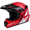 GMAX MX-46 Youth Compound Helmet Red/Black/White Small - Youth offroad helmet, Red/Black/White, Size Small