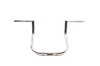 12" Square Top Handlebar Chrome - For 18-19 Indian Chieftain Roadmaster 12" Square Top Handlebar Chrome - For 18-19 Indian Chieftain Roadmaster