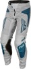 Fly Racing Kinetic Mesh Sym Pants Grey/Blue Size 36 - Durable mesh riding pants for comfort and performance