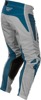 Fly Racing Kinetic Mesh Sym Pants Grey/Blue Size 36 - Durable mesh riding pants for comfort and performance