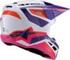 Alpinestars SM3 Heat Helmet White/Purple/Pink Small - Gloss White/Purple/Pink SM3 Helmet in Small size