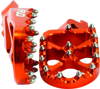 Pro Series Foot Pegs - Orange - For 99-20 Husqvarna KTM Pro Series Foot Pegs - Orange - For 99-20 Husqvarna KTM