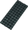 BikeMaster Square Wheel Weights Adhesive 1/4oz Black - Adhesive wheel weights, 1/4oz, black