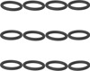 12 Pack Drain Plug O-Ring - #013 (7/16id 9/16od) Mil. Spec. Fluorocarbon Rubber - Replaces Harley # 11105
