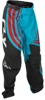Fly Racing Youth F-16 Pants Cyan/Black/Red Size 26 - Youth MX pants in Cyan/Black/Red, Size 26