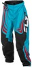 Fly Racing Youth F-16 Pants Cyan/Black/Red Size 26 - Youth MX pants in Cyan/Black/Red, Size 26