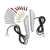 Show Chrome Amber LED Marker Light Set Fits GL1800 Gold Wing