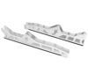 Trailing Arm Guards Aluminum Finish Fits Polaris RZR Models