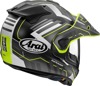 Arai XD-5 Trail Helmet XL Matte Black/Yellow - Dual sport helmet with peak and visor