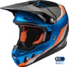 Youth Formula CC Driver Helmet Blue/Orange/Black Youth Large