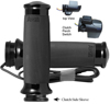 Avon Custom Contour FBW Heated Grips Black For 15-Up Harley Road Glide - Heated grips for 2015-up Harley Road Glide models