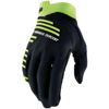 100% Men's R-Core Gloves Black/Lime XL