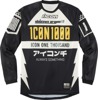 ICON Slabtown Jersey Pullover Long-Sleeve Men's M Black/Yellow/White - Men's size M polyester mesh jersey by ICON