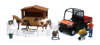Kubota RTV-X1120D Playset with Barn, Horses & Figurine - 1:18 Scale Kubota RTV-X1120D Playset with Barn, Horses & Figurine - 1:18 Scale