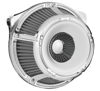 Arlen Ness Chrome Inverted Air Cleaner Kit Slot Track Design