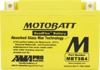 MotoBatt MBT9B4 Quadflex AGM Battery Sealed Factory Activated - AGM Quadflex battery, maintenance-free, universal fit