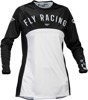 Fly Racing Women's Lite Jersey Black/Light Grey 2X-Large - Women's offroad jersey, 2X-Large, Black/Light Grey