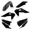 Acerbis Plastic Kit Black For 19-22 Husqvarna TC/FC/FX/TX 125-450 - Black plastic kit for 19-22 Husqvarna TC/FC/FX/TX