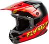 Fly Racing Youth Kinetic Surge Helmet Black/Red/Yellow YL - Youth Large helmet in Black/Red/Yellow