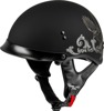 GMAX HH-65 Corvus Helmet w/ Peak Matte Black/Tan Large