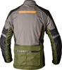 RST Maverick EVO CE Jacket Khaki/Grey/Orange Small - Textile adventure touring jacket, size Small