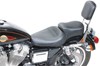 Mustang One-Piece Vintage Seat - Black Fits 1982-2003 Harley Sportster