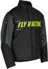 Fly Racing Outpost Jacket 2X-Large Black/Grey/Hi-Vis Yellow - Weatherproof snow jacket, size 2X-Large, Black/Grey/Hi-Vis