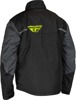 Fly Racing Outpost Jacket Black/Grey/Hi-Vis Small - Weatherproof snow jacket, Small, Black/Grey/Hi-Vis