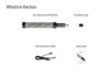 ECOXGEAR PhatStick 1ft LED Whip with Mount - 1ft LED Whip with mount for off-road vehicles