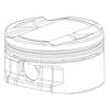 Piston & Ring Set for - Bore (87.0mm) - Size (+1.0mm) - CR (9.0) Single Piston - For Nissan SR20DE/VET Piston & Ring Set for - Bore (87.0mm) - Size (+1.0mm) - CR (9.0) Single Piston - For Nissan SR20DE/VET