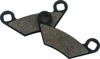 BikeMaster Brake Pads - Organic, Black Fits Polaris