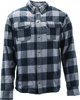 Kuryakyn Vise Flannel Moto Shirt Black 2XL Men's - Men's 2XL flannel moto shirt, Black