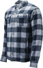 Kuryakyn Vise Flannel Moto Shirt Black Medium Men's - Men's moto shirt, black, medium, by Kuryakyn