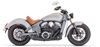 Combat Shorty 2-1 Black Full Exhaust - For 15-19 Indian Scout