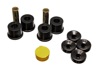 Black Front Shock Bushing Set by Energy Suspension Fits 99-00 Honda Civic Si