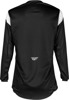 Fly Racing Youth Kinetic Stoke Jersey Black/White YXL - Youth X-Large offroad jersey in black/white