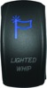 DragonFire Racing Lighted Whip On/Off Switch Blue LED - Blue LED lighted whip on/off switch by DragonFire Racing