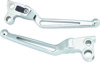 Bikers Choice Chrome Slotted Lever Set For 82-95 Big Twin & XL - Lever set fits 82-95 Big Twin and XL models