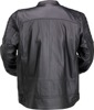 Z1R Widower Leather Jacket Black Men's Size S - Premium black leather jacket for men, size S