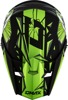 GMAX MX-46Y Unstable Youth Helmet Matte Black/Green Medium - Youth offroad helmet, matte black/green, size medium