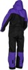 Fly Racing Women's Cobalt Shell Monosuit Purple/Black XS - Women's snow monosuit in Purple/Black, size XS