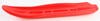 SLP Mohawk Ski Bottom Bright Red for Arctic Cat Polaris Ski-Doo Yamaha - Bright red ski bottom for many snowmobiles