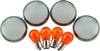 Biker's Choice Smoked TS Lens & Amber Bulb Kit