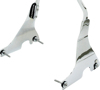 16" Tall Rigid Chrome Sissy Bar Complete Kit - For 96-01 Harley Dyna