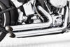 Amendment Chrome Full Exhaust - For 86-17 Harley Softail