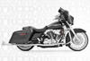 2 1/8" 36" Chrome Slip On Exhausts - For 95-16 Harley FLH FLT Sharktail 2 1/8" 36" Chrome Slip On Exhausts - For 95-16 Harley FLH FLT Sharktail