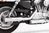 04-13 Harley Sportster XL Signature Chrome Black Tip Slip On Exhausts 04-13 Harley Sportster XL Signature Chrome Black Tip Slip On Exhausts